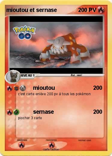 Pokemon mioutou et sernase