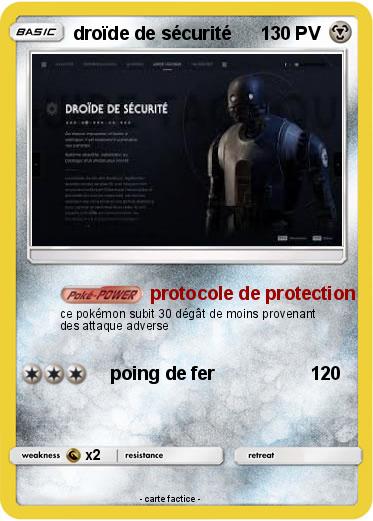 Pokemon droïde de sécurité