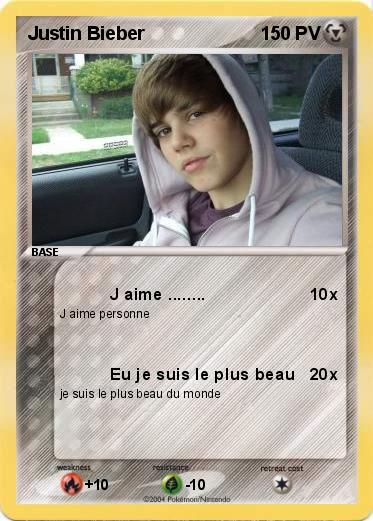 Pokemon Justin Bieber