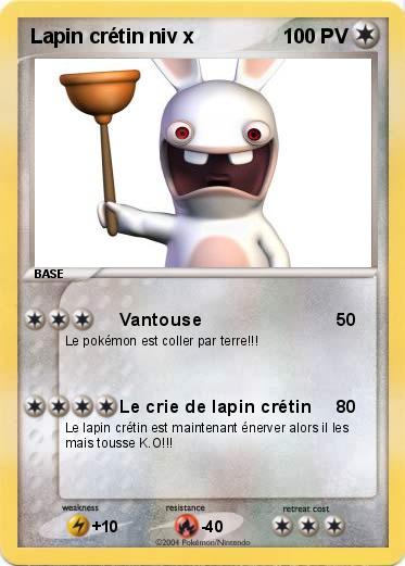 Pokemon Lapin crétin niv x