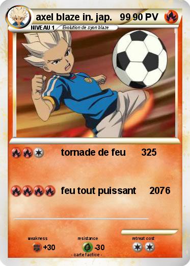 Pokemon axel blaze in. jap.   99