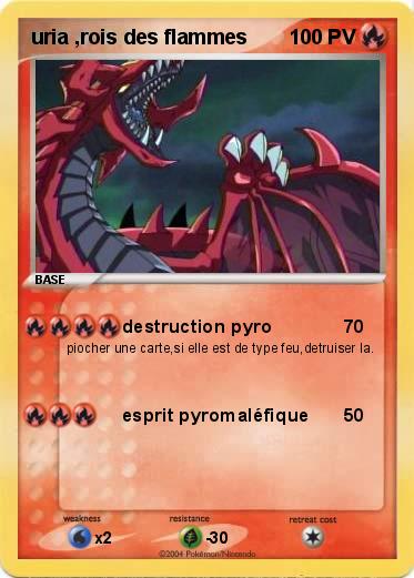 Pokemon uria ,rois des flammes