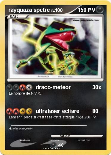 Pokemon rayquaza spctre
