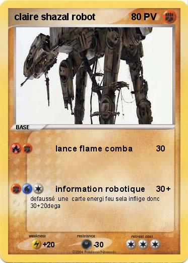 Pokemon claire shazal robot