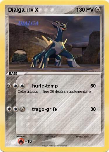 Pokemon Dialga. nv X