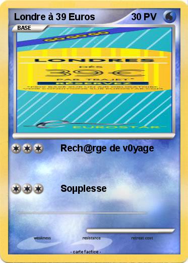 Pokemon Londre à 39 Euros