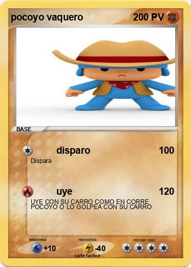 Pokemon pocoyo vaquero