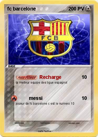 Pokemon fc barcelone