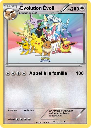 Pokemon Évolution Évoli