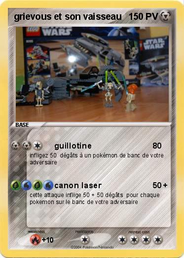 Pokemon grievous et son vaisseau