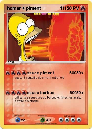 Pokemon homer + piment               11