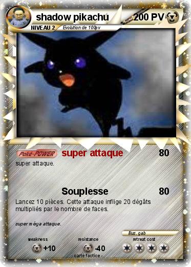 Pokemon shadow pikachu
