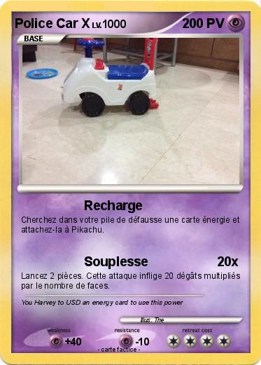 Pokemon Police Car X