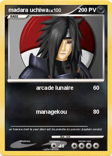 Pokemon madara uchiwa