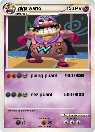 Pokemon giga wario