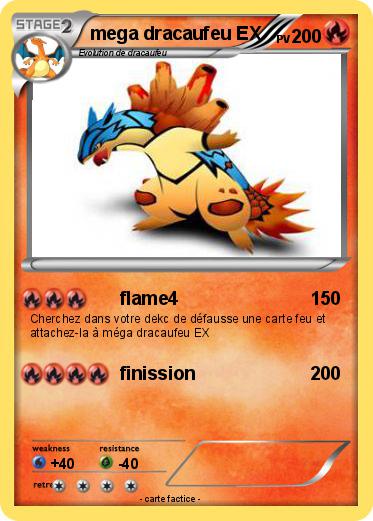 Pokemon mega dracaufeu EX
