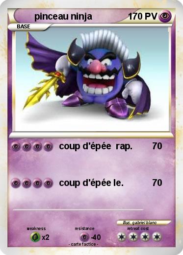 Pokemon pinceau ninja