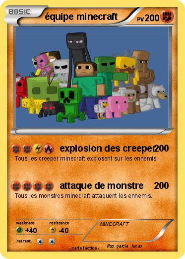 Pokemon équipe minecraft