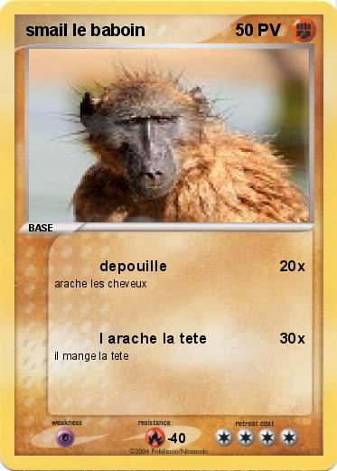 Pokemon smail le baboin