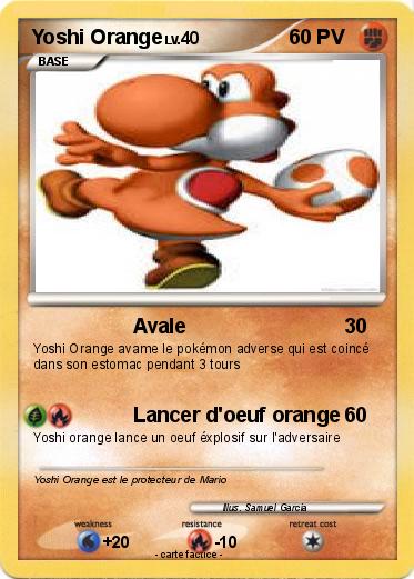 Pokemon Yoshi Orange