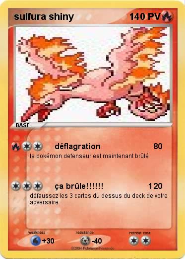 Pokemon sulfura shiny