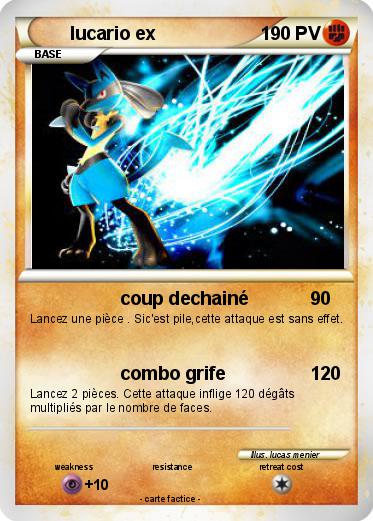 Pokemon lucario ex