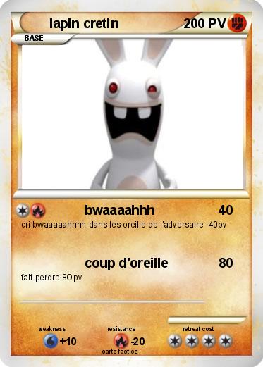 Pokemon lapin cretin