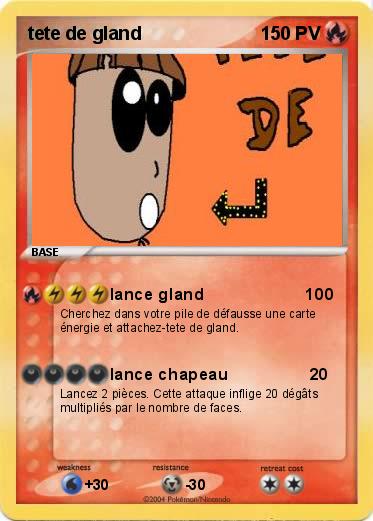 Pokemon tete de gland