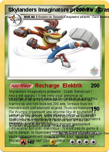 Pokemon Skylanders Imaginators présente : Crash Bandicoot