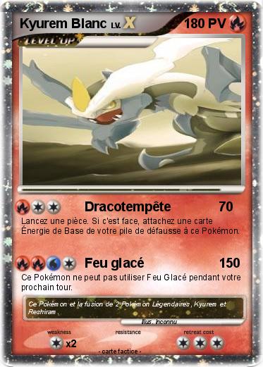 Pokemon Kyurem Blanc