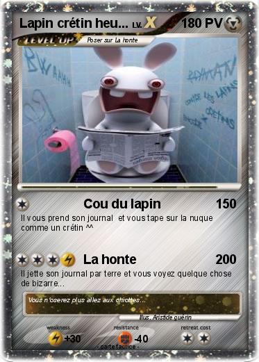 Pokemon Lapin crétin heu...