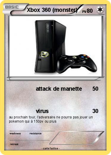 Pokemon Xbox 360 (monster)