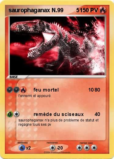 Pokemon saurophaganax N.99        5