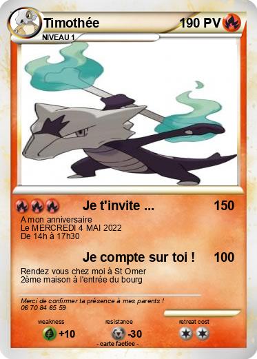 Pokemon Timothée