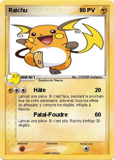 Pokemon Raichu