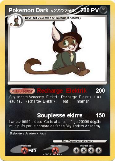 Pokemon Pokemon Dark