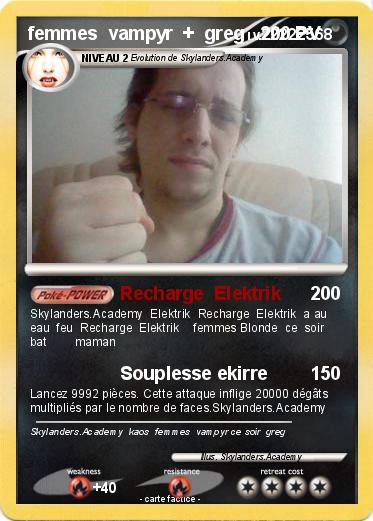 Pokemon femmes  vampyr  +  greg