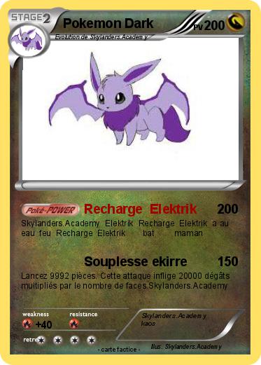 Pokemon Pokemon Dark