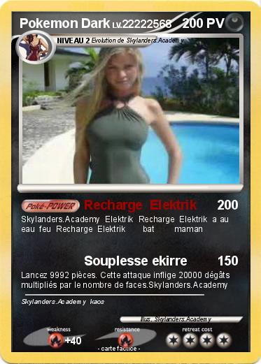 Pokemon Pokemon Dark