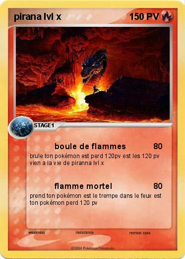 Pokemon pirana lvl x