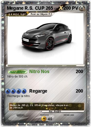 Pokemon Megane R.S. CUP 265
