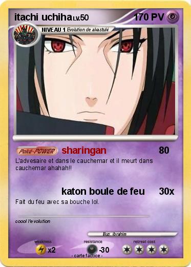 Pokemon itachi uchiha