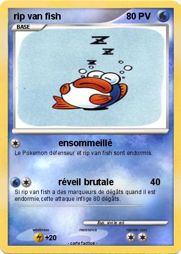 Pokemon rip van fish