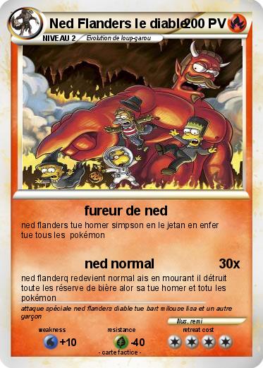 Pokemon Ned Flanders le diable