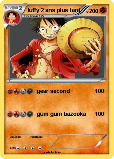 Pokemon luffy 2 ans plus tard
