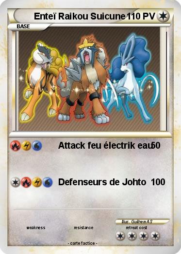 Pokemon Enteï Raikou Suicune