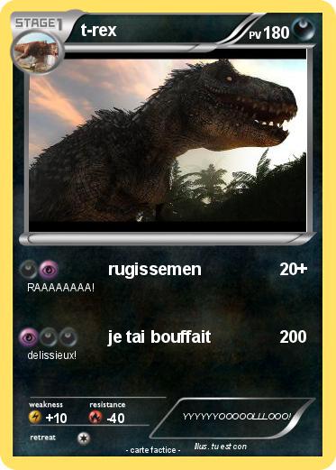 Pokemon t-rex