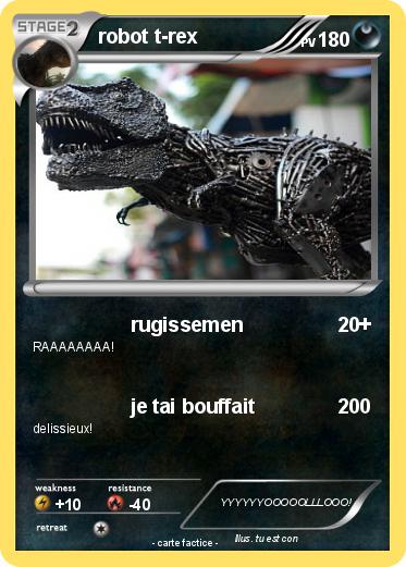 Pokemon robot t-rex