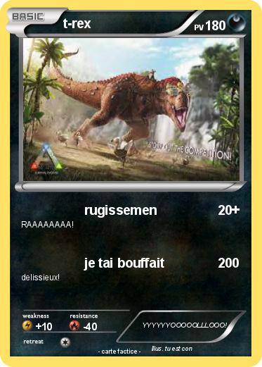 Pokemon t-rex