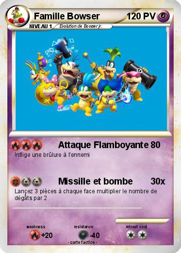 Pokemon Famille Bowser